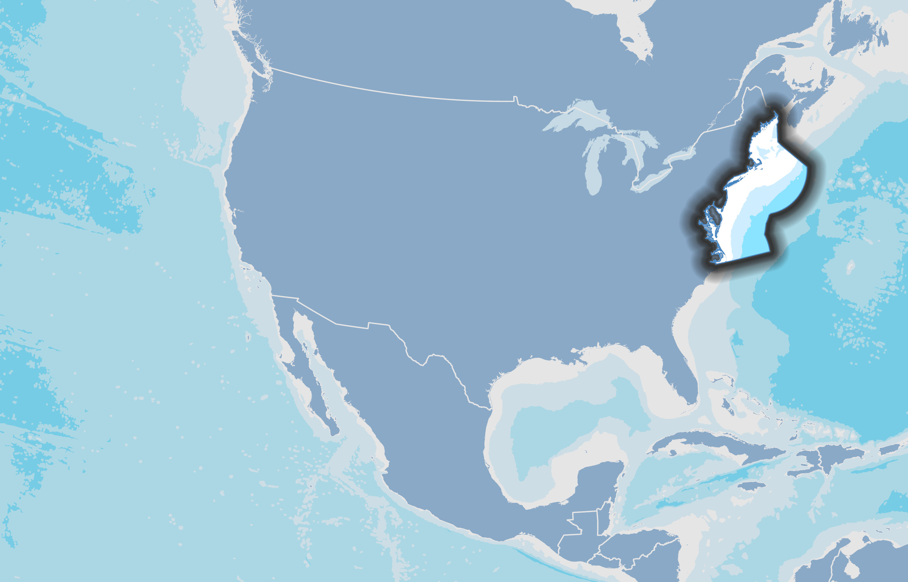 Northeast Region map