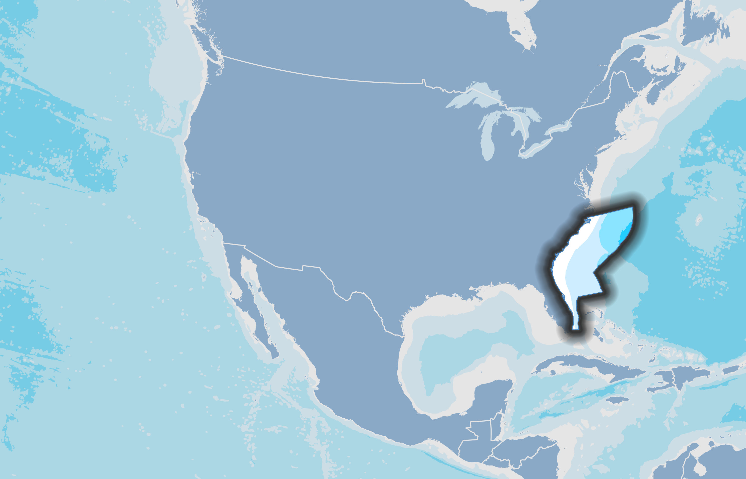 Southeast Region map