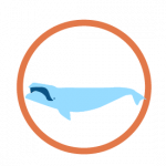 marine mammal icon